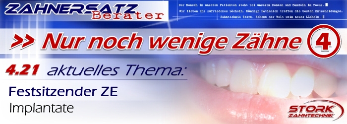 Nur noch wenige Zähne